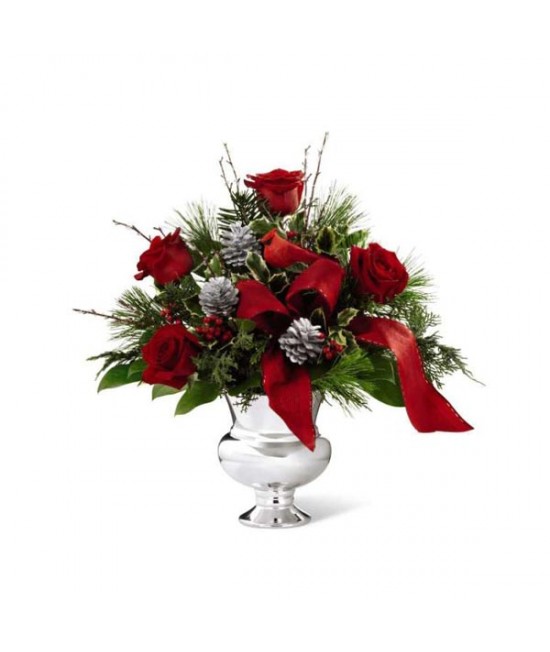 The FTD Silver Tidings Bouquet by Better Homes and Gardens The FTD Silver Tidings Bouquet by Better Homes and Gardens